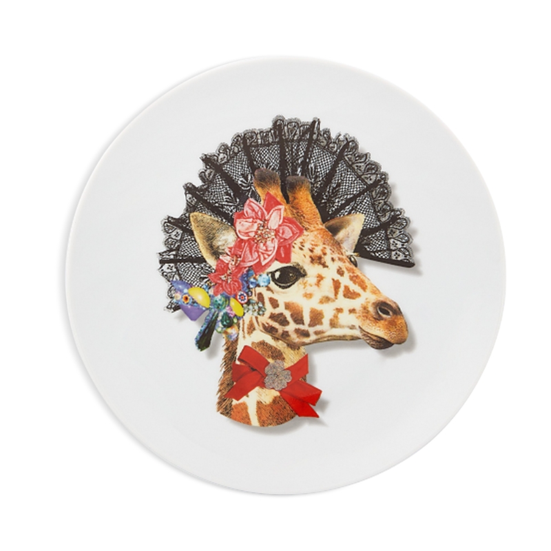 Vista Alegre Love Who You Want By Christain Lacroix Dessert Plate In Dona Jirafa