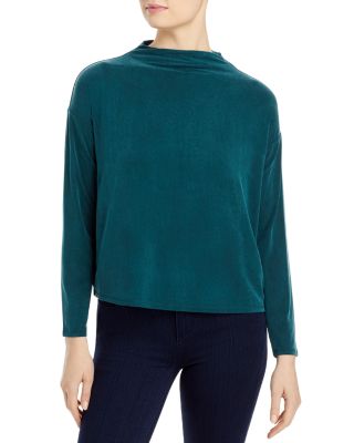 Manteau Eileen Fisher Col Entonnoir Coupe A-Line - Taille XL - Couleur Taupe - Neuf Avec étiquette