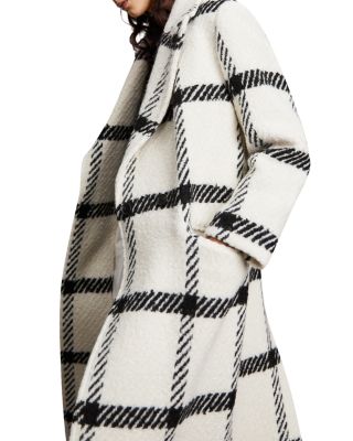ALLSAINTS Mabel Check Coat | Bloomingdale's