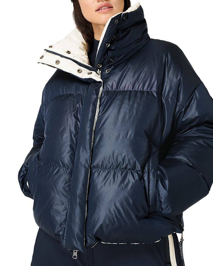 Marc Jacobs Reversible Monogram Oversized Puffer Jacket