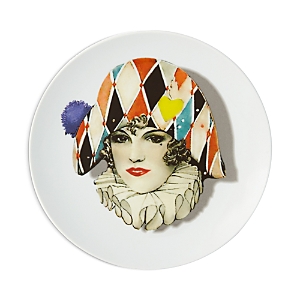 Vista Alegre Love Who You Want By Christain Lacroix Dessert Plate In Miss Harlequin