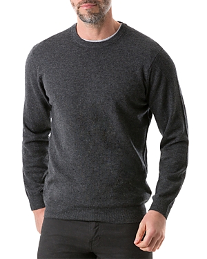 Rodd & Gunn Men's Queenstown Optim Wool-cashmere Sweater In Coal