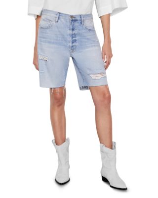 FRAME Le Slouch Bermuda Denim Cutoff 