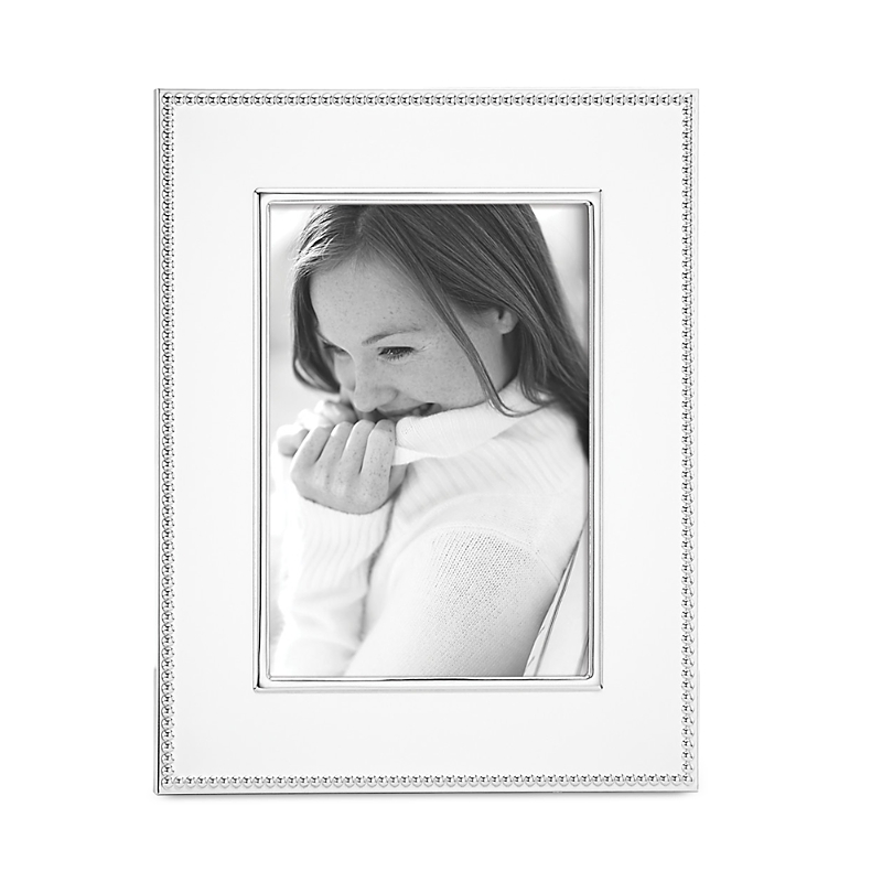 Reed & Barton Lyndon Silverplate Photo Frame, 5" X 7" In Metallic