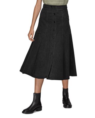 Whistles - Julia Flared Denim Skirt