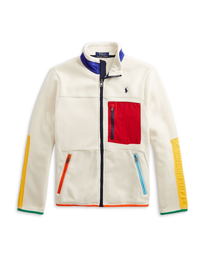 Ralph Lauren - Boys' Hybrid Mock Neck Jacket - Little Kid, Big Kid