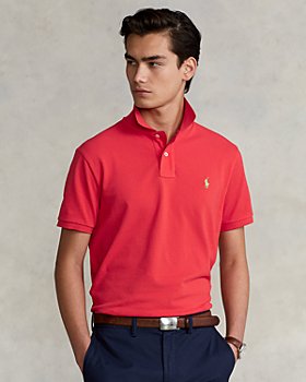 Polo Ralph Lauren - Cotton Mesh Solid Custom Slim Fit Polo Shirt