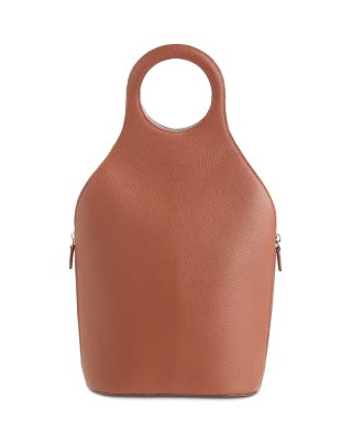 Leather Wine Tote