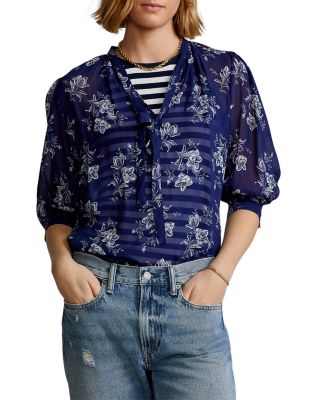 ralph lauren peasant blouse