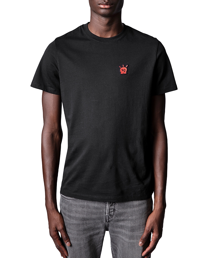 Zadig & Voltaire Tommy Skull T-shirt In Noir
