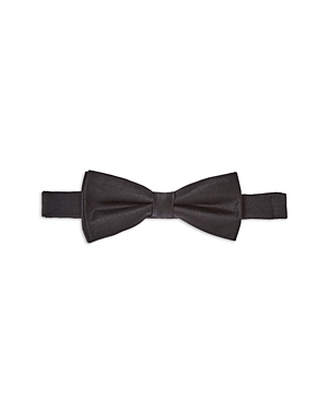 Shop The Men's Store At Bloomingdale's Solid Silk Pretied Bow Tie - 100% Exclusive In Black