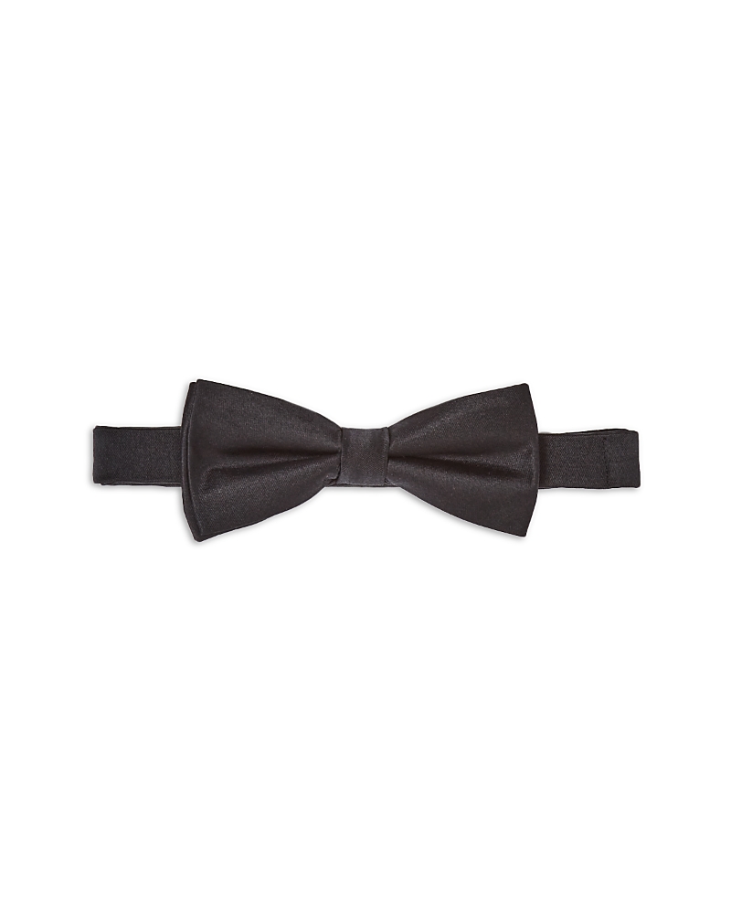 The Men's Store At Bloomingdale's Solid Silk Self Tie Bow Tie - Exclusive In Black