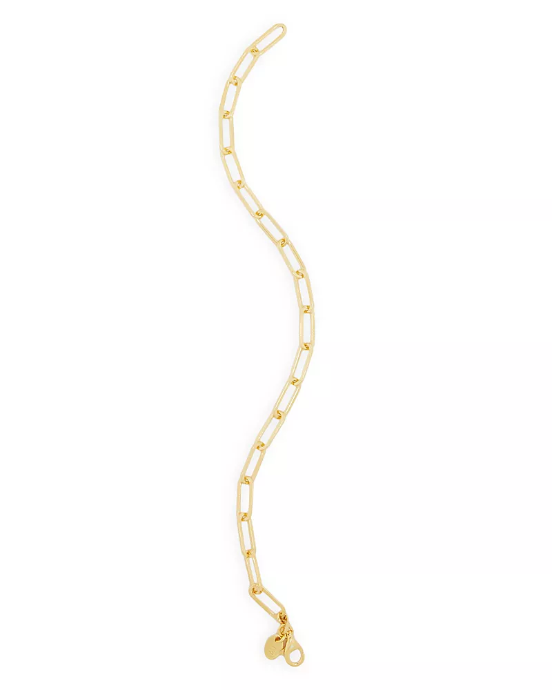 Argento Vivo Paperclip Link Bracelet