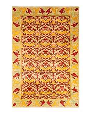 Bloomingdale's Arts & Crafts M1592 Area Rug, 6'7 X 9'10 In Yellow