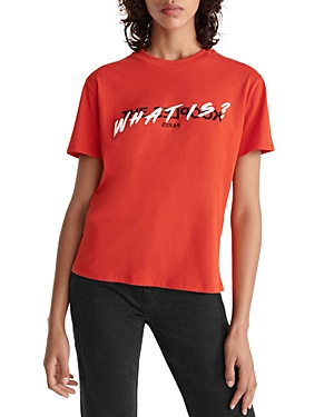 The Kooples What Is? Graphic Tee In Red