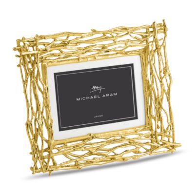 Gold-Tone Twig Frame, 7&amp;quot; x 5&amp;quot;