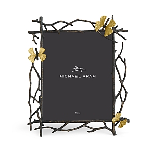 Shop Michael Aram Butterfly Ginkgo Picture Frame, 8 X 10 In Silver/gold