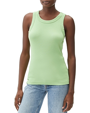 Michael Stars Paloma Cotton Tank Top In Kiwi