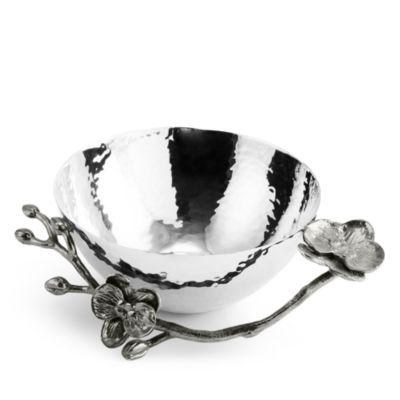 Black Orchid Nut Bowl