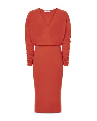 REISS Jenna Ruched Sleeve Knit Bodycon Dress | Bloomingdale's Women