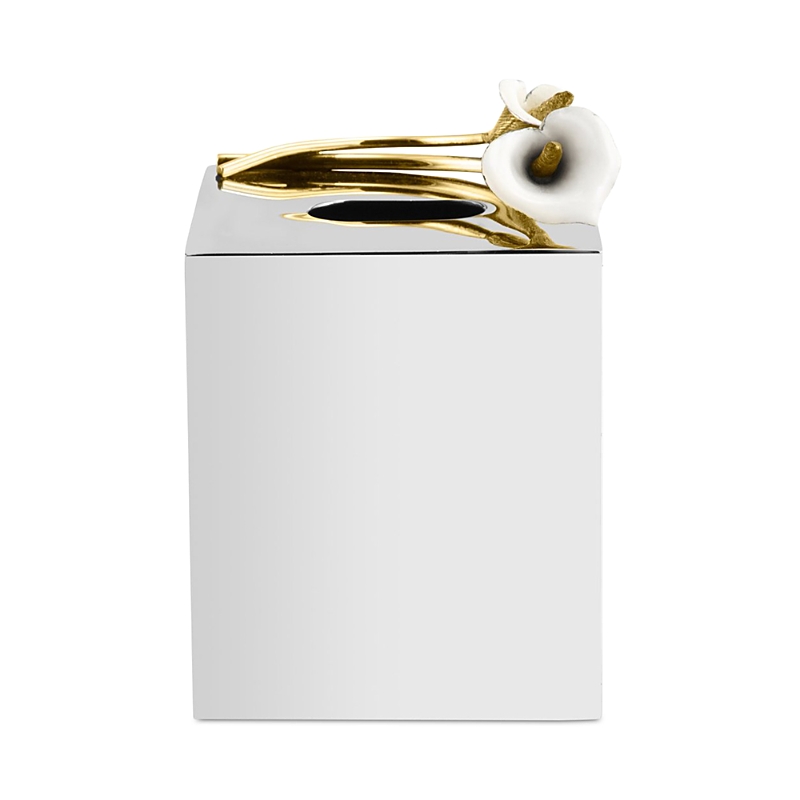 Michael Aram Calla Lily Tissue Box Holder In White