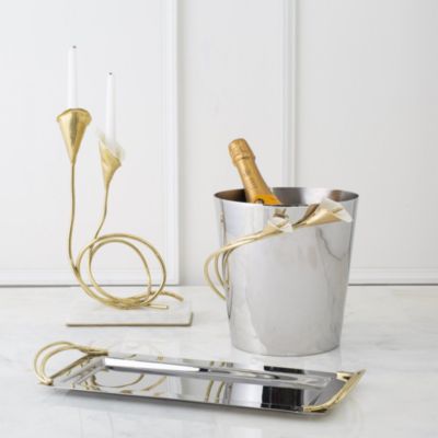 Calla Lily Wastebasket