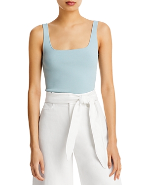 VINCE SQUARE NECK TANK TOP