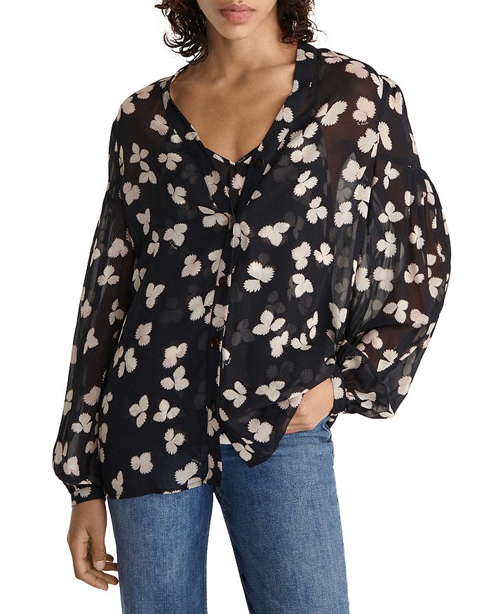 The Kooples Naive Flowers Shirt Bloomingdale s