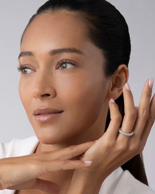 LAGOS Sterling Silver Caviar Beaded Stacking Ring