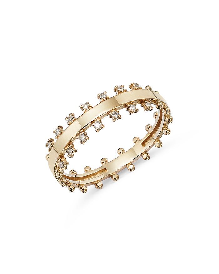 Bloomingdale's - Diamond Band in 14K Yellow Gold, 0.06 ct. t.w. - 100% Exclusive