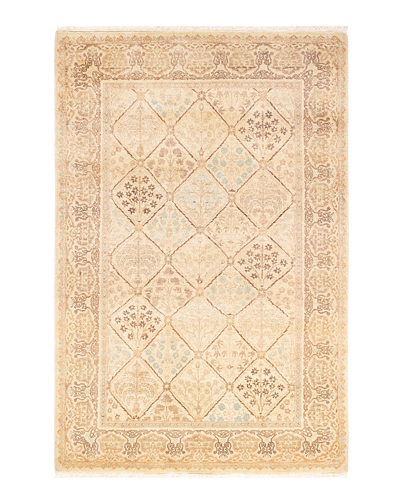 Adorn Handwoven Rugs Mogul M1583 4'2" x 6'2" Area Rug - Ivory