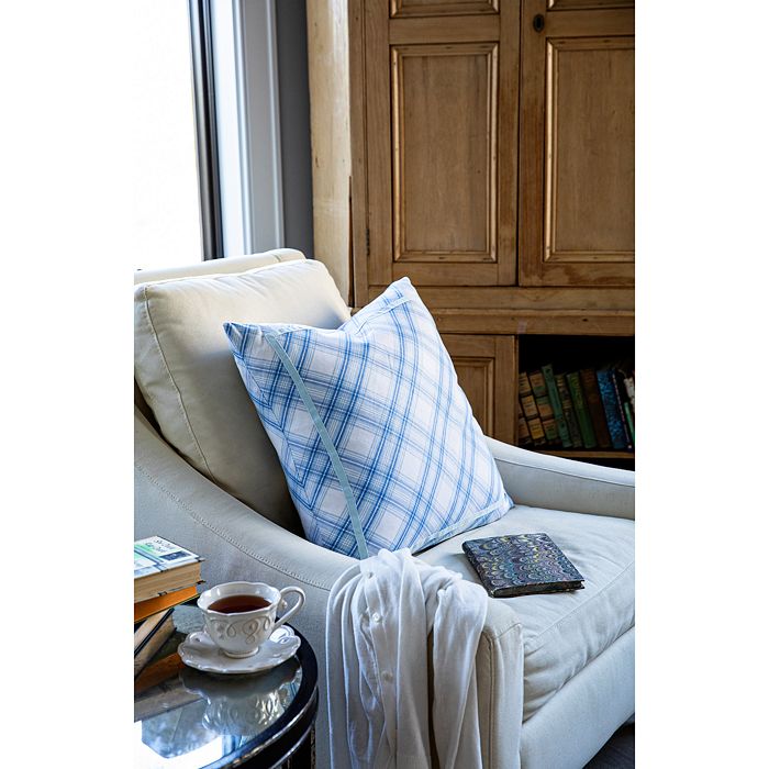 Juliska Tartan Chambray Pillow, 22" x 22" Bloomingdale's