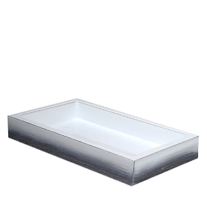 Mike And Ally Ombre Tray In Grey/silver
