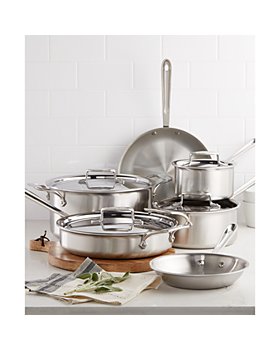 All-Clad - D5 Stainless Brushed 5-Ply Bonded 10-Piece Cookware Set