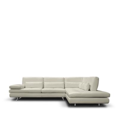 Serena 2-Piece Leather Sectional