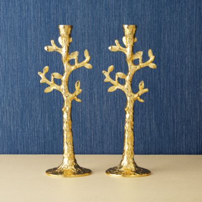 Tree of Life Candle Holders, Set of 2