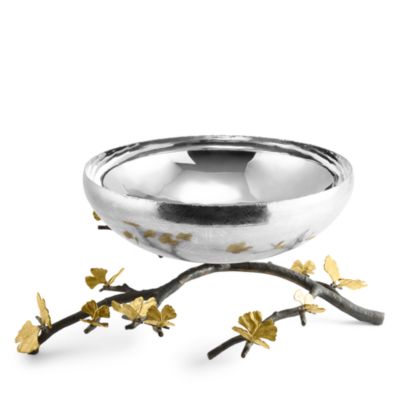 Butterfly Ginkgo Large Centerpiece Bowl