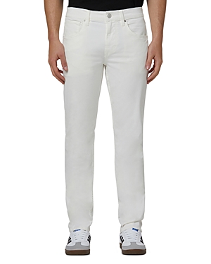 Shop Hudson Blake Slim Straight Twill Jeans In Pale White