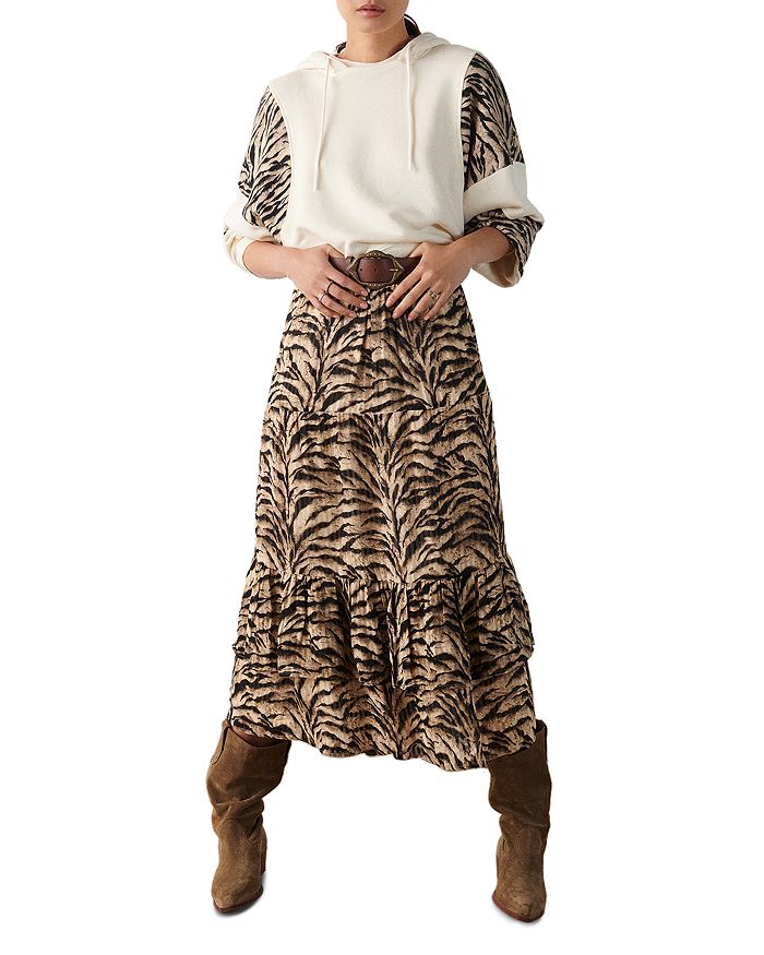 ba sh Ilou Animal Print Skirt Bloomingdale s