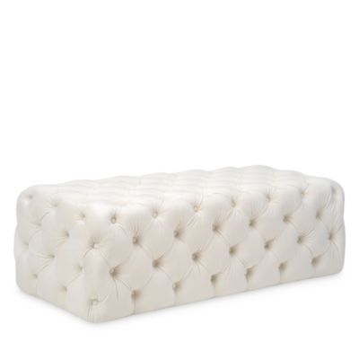 Tov Furniture Kaylee Velvet Ottoman