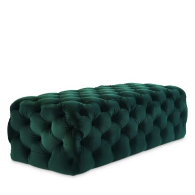 Kaylee Velvet Ottoman
