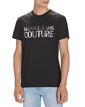 Versace Jeans Couture - Cotton Mirrored Logo Graphic Tee