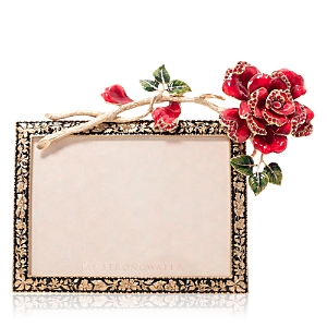 Shop Jay Strongwater Night Bloom Rose Frame, 5 X 7 In Jewel