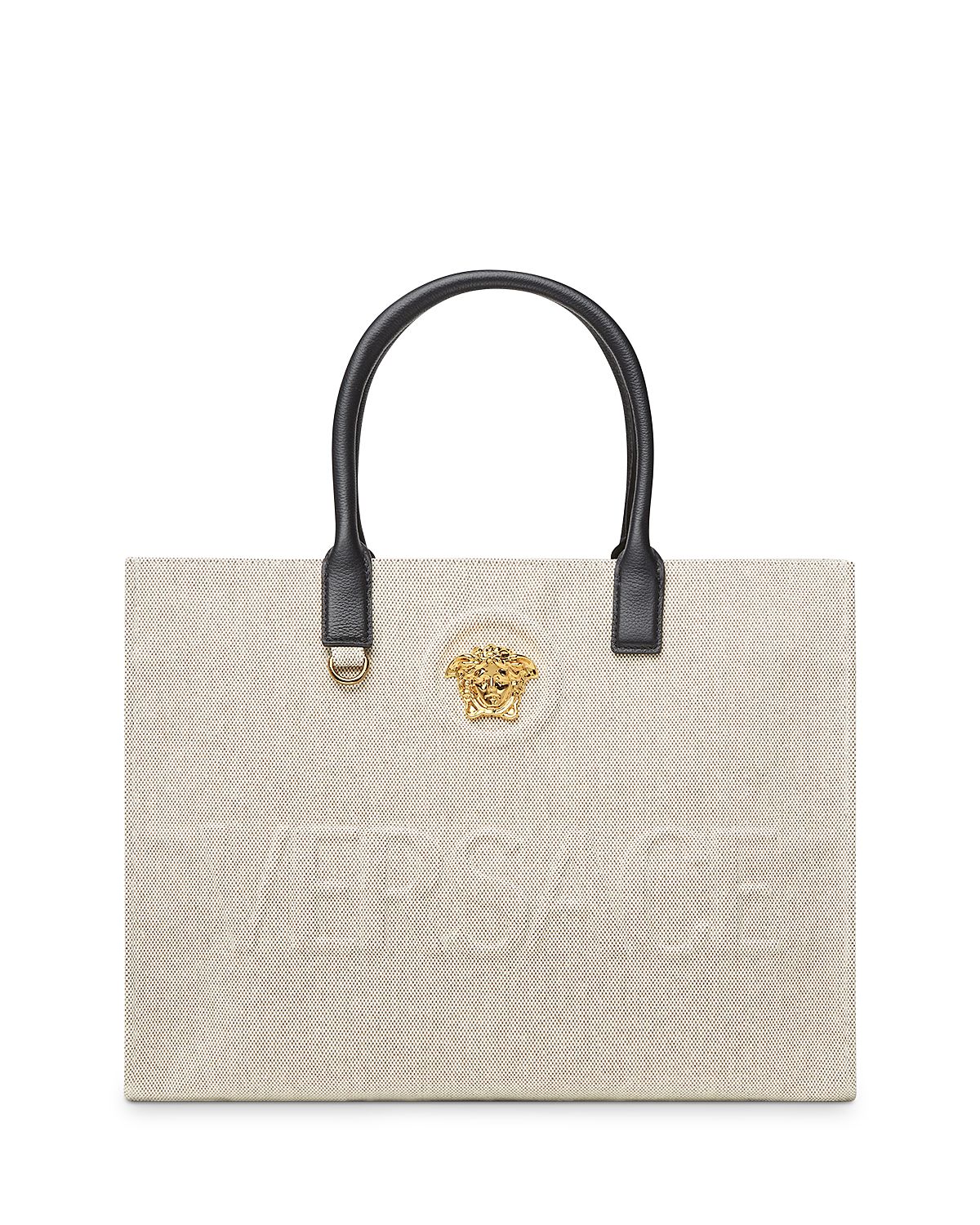Versace La Medusa Canvas Large Tote Bag