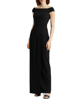 ralph lauren black evening gown