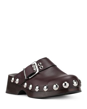 Womens Studded Leather Clogs Bloomingdales Women Shoes Clogs 