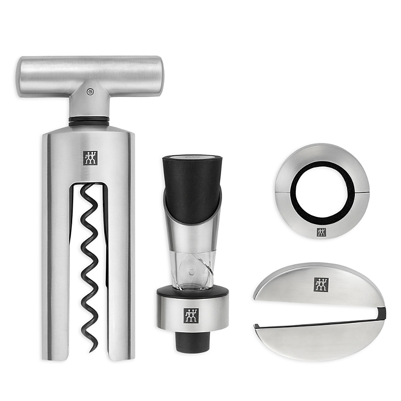 Shop Staub Sommelier 4-pc Wine Tool Set In Stainless