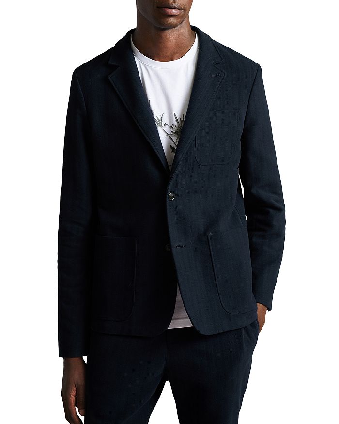 Ted baker on sale herringbone peacoat