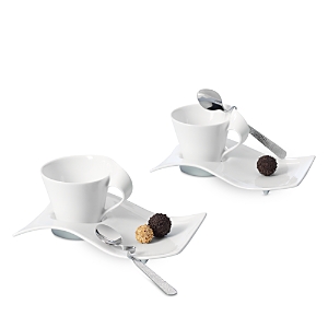 Villeroy & Boch New Wave Espresso For Two Set In White