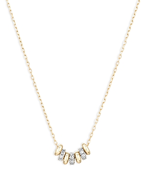 Adina Reyter 14k Yellow Gold Diamond Mini Bead Collar Necklace, 15-16